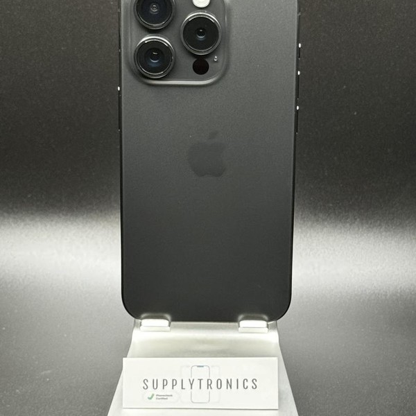 Apple iPhone 15 Pro - Unlocked, 128 GB, Black, A2848