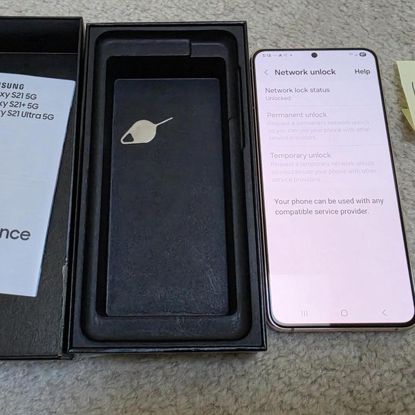 Samsung Galaxy S21 Plus 5G - T-Mobile, 128 GB, Violet, 8 GB, SM-G996U