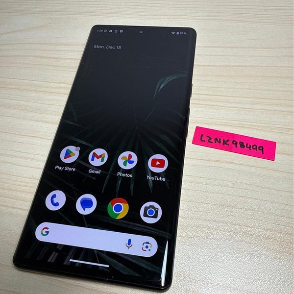 Google Pixel 6 Pro - Unlocked, 128 GB, Black, 12 GB, G8VOU