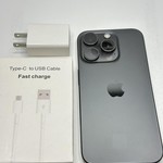 Good Apple iPhone 15 Pro - Unlocked, 128 GB, Black, A2848