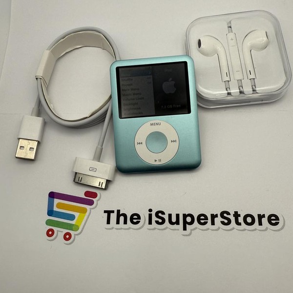 Apple iPod Nano 3rd Gen - Blue, 8 GB