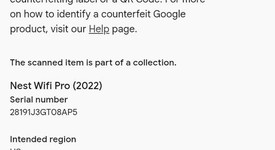 New
													Google Nest Wifi Pro 6e Mesh Router - Snow, 2-Pack, photo 5 of 9