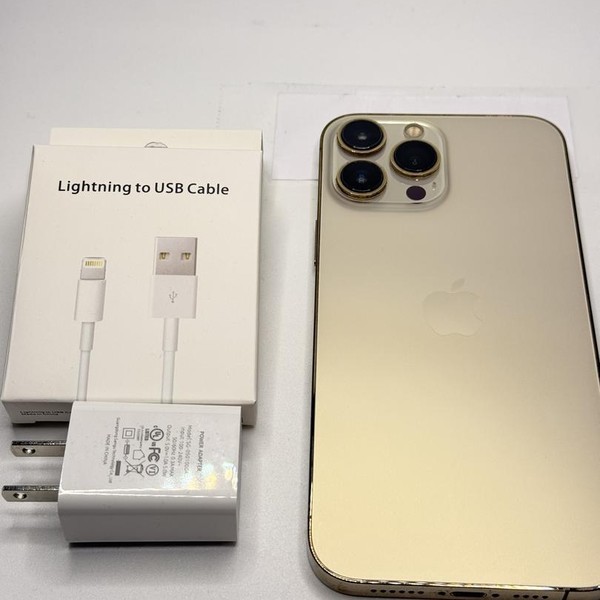 Apple iPhone 13 Pro Max - Unlocked, 128 GB, Gold, A2484
