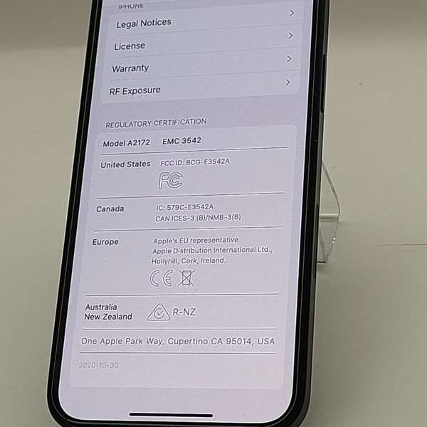 Apple iPhone 12 - AT&T, 64 GB, Black, A2172