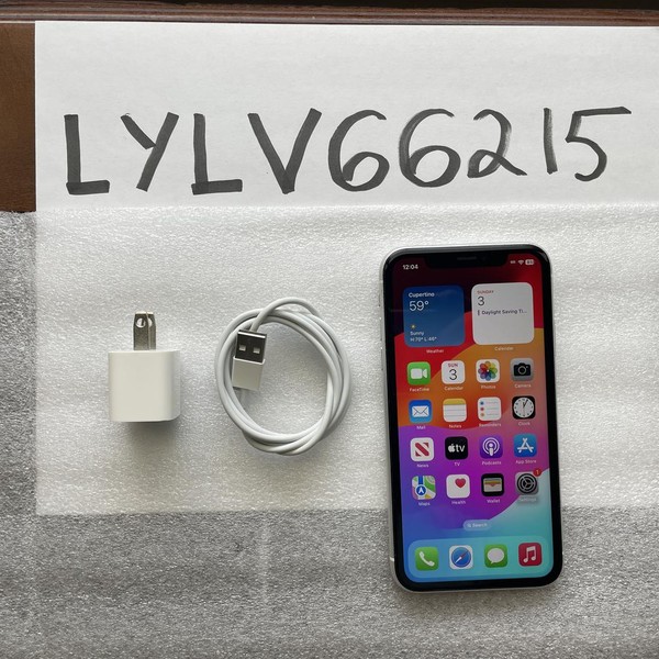 Apple iPhone Xr - Unlocked, 64 GB, White, A1984