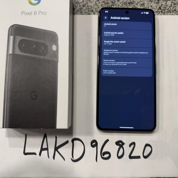 Google Pixel 8 Pro - Unlocked, 256 GB, Obsidian, 12 GB, G1MNW, mmWave 5G