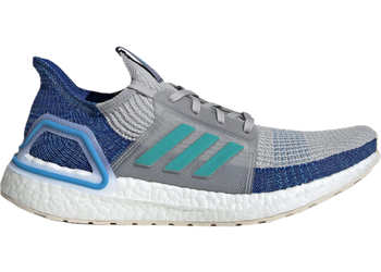 adidas Ultra Boost 2019 Grey Two Shock Cyan for sale