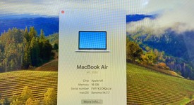 Good
													MacBook Air 2020 - 13" - Apple M1, Silver, 256 GB, 16 GB, photo 2 of 14