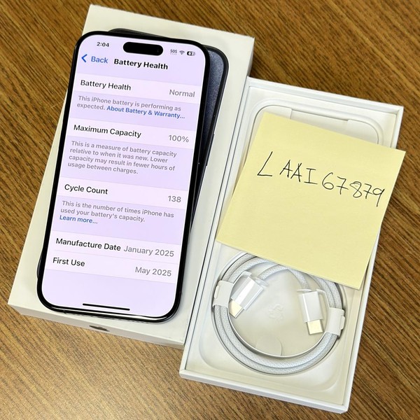 Apple iPhone 15 Pro - Unlocked, 256 GB, Blue, A2848