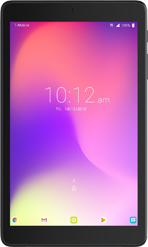 Alcatel 3T 8 inch - T-Mobile, 16 GB, Black, 2 GB