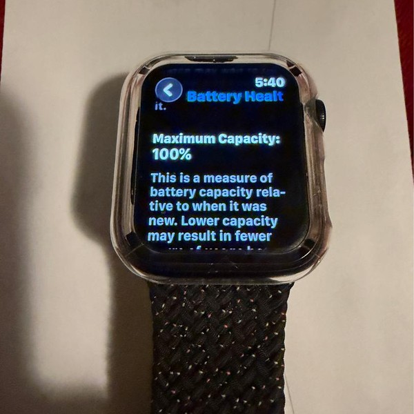 Apple Watch SE 2nd Gen 44mm - Midnight, A2723 - GPS, Aluminum