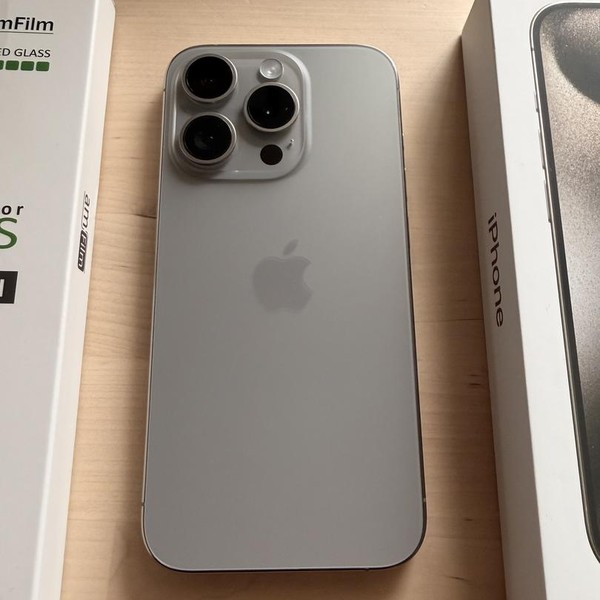 Apple iPhone 15 Pro - Unlocked, 256 GB, Natural, A2848