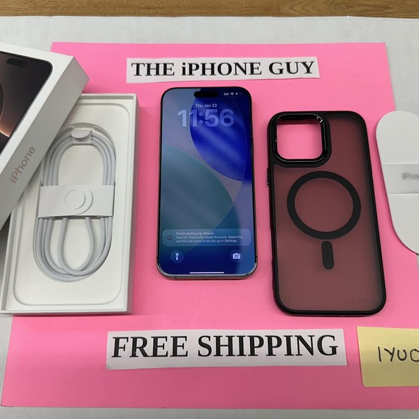 Apple iPhone 16 Pro Max - Unlocked, Desert, 256 GB, A3084