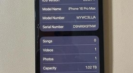 Good
													Apple iPhone 16 Pro Max - Unlocked, Black, 1 TB, A3084, photo 3 of 4