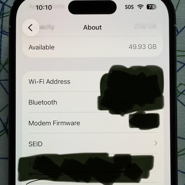 Apple iPhone 14 Pro - Unlocked, 256 GB, Silver, A2650