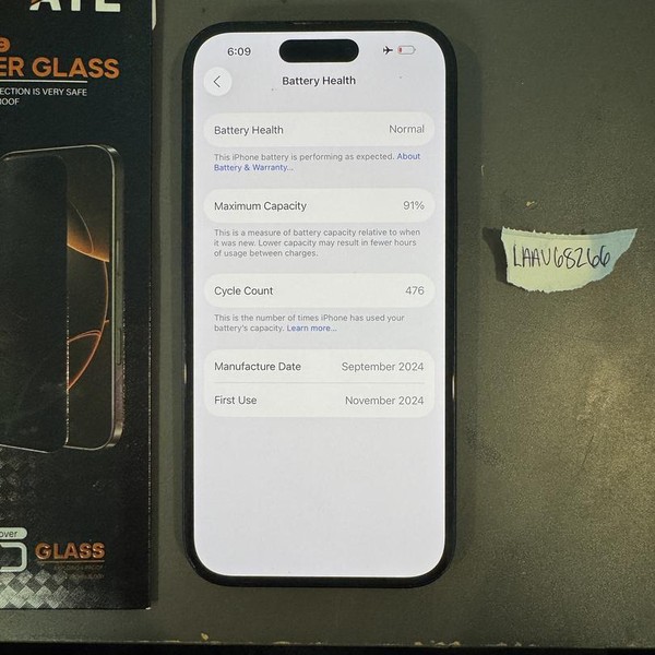 Apple iPhone 16 - Unlocked, Black, 128 GB, A3081