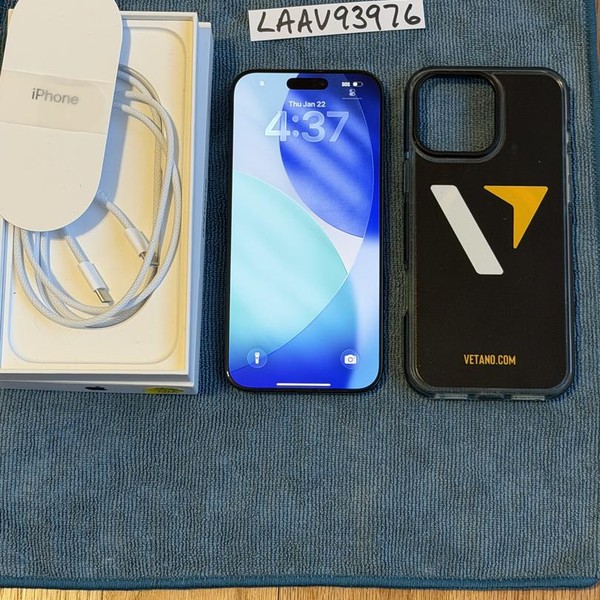 Apple iPhone 16 Pro Max - Unlocked, 256 GB, Black, A3084