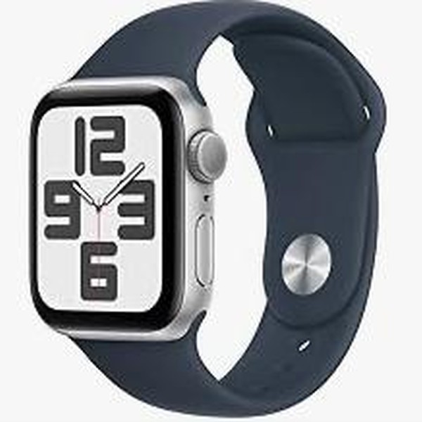 Apple Watch SE 2nd Gen 44mm - Silver, A2723 - GPS, Aluminum