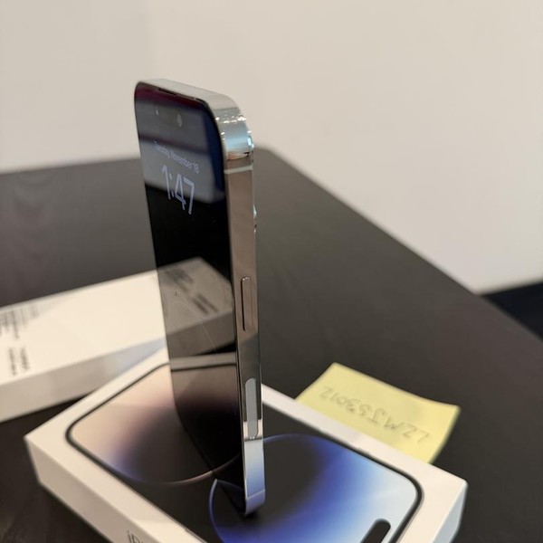 Apple iPhone 14 Pro - Unlocked, Silver, 128 GB, A2650