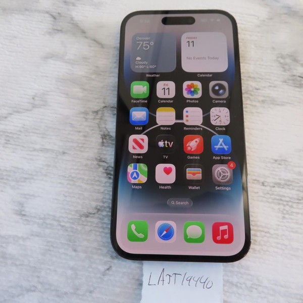 Apple iPhone 14 Pro - Unlocked, 128 GB, Black, A2650
