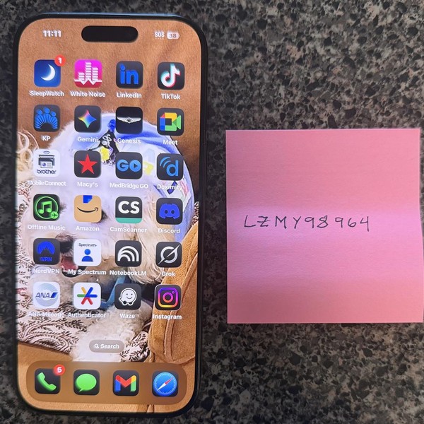 Apple iPhone 16 Pro - Unlocked, 512 GB, Black, A3083