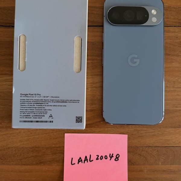 Google Pixel 10 Pro - Unlocked, 128 GB, Moonstone, G4QUR