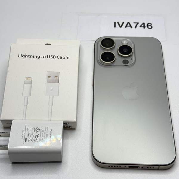 Apple iPhone 15 Pro - Unlocked, 128 GB, Natural, A2848