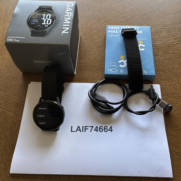 Garmin Venu 4 - Slate, 45 MM