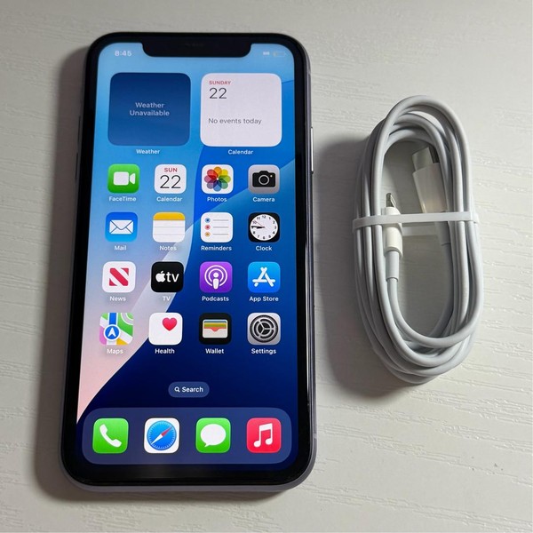 Apple iPhone 11 - Unlocked, 128 GB, Purple, A2111