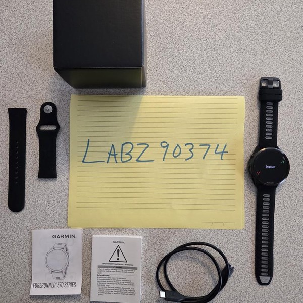 Garmin Forerunner 570 - Slate Gray, 47mm