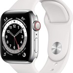 Good Apple Watch Series 6 44mm - Unlocked, Titanium, A2294 - Cellular, Titanium