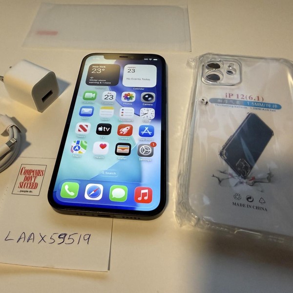 Apple iPhone 12 - Unlocked, Black, 64 GB, A2172