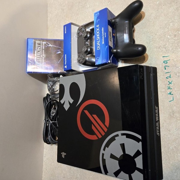 PlayStation 4 Pro - 1 TB, Black, Battlefront 2