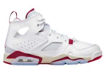 Jordan Flight Club 91 White Pure Platinum Sail Mystic Hibiscus (GS) for sale