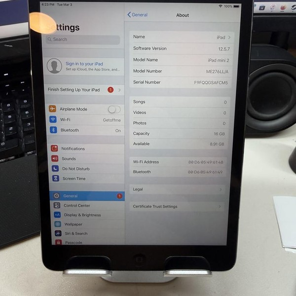 Apple iPad Mini 2 Retina - Wi-Fi, 16 GB, Black