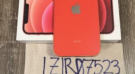 Good
													Apple iPhone 12 - Unlocked, Red, 64 GB, A2172, photo 1 of 5