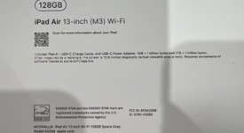 Good
													Apple iPad Air 13" (M3) 2025 - Wi-Fi, Gray, 128 GB, photo 2 of 9