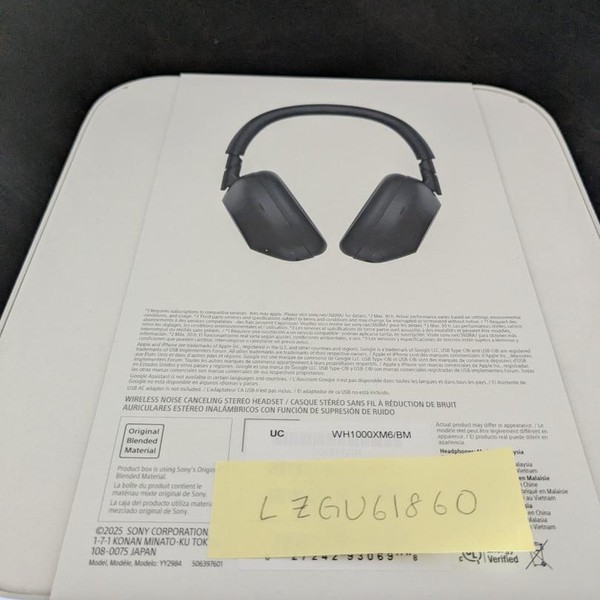 Sony WH-1000XM6 - Black