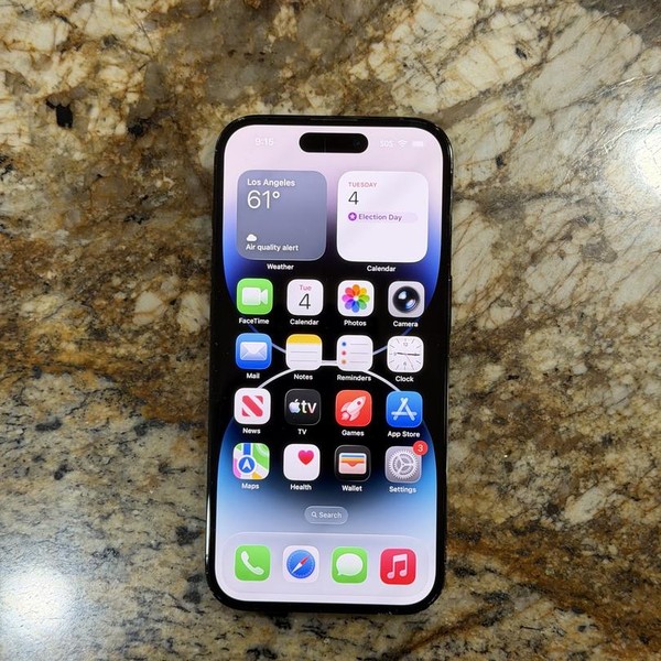 Apple iPhone 14 Pro - Unlocked, 128 GB, Black, A2650