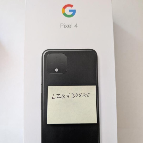 Google Pixel 4 - Unlocked, 64 GB, Black, 6 GB, G020I, Google Edition