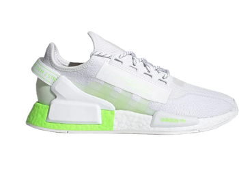 adidas NMD R1 V2 White Signal Green for sale