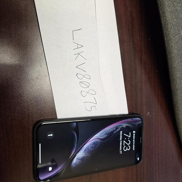 Apple iPhone Xr - Unlocked, 64 GB, Black, A1984