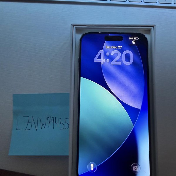 Apple iPhone 15 Pro Max - Unlocked, 256 GB, White, A2849