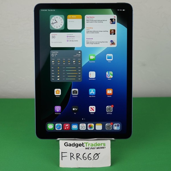 Apple iPad Air 5th Gen - Unlocked, 256 GB, Blue, A2589