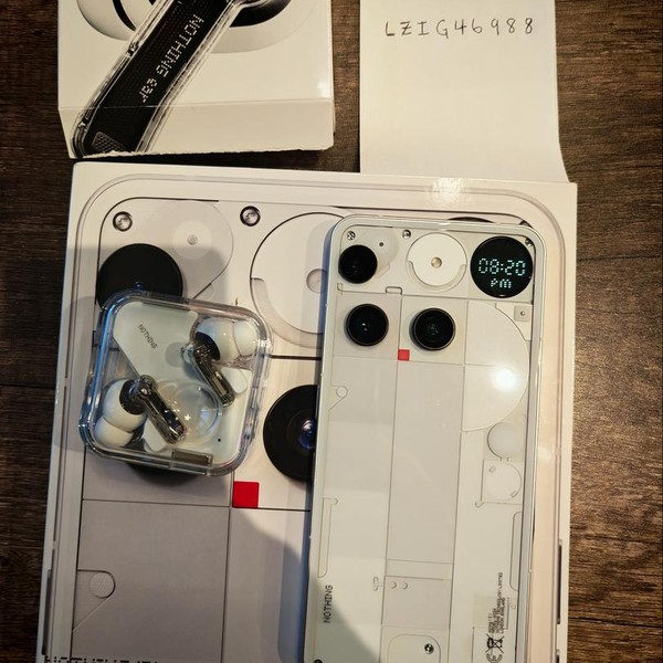 Nothing Phone (3) - Unlocked Non-US, 512 GB, White, 16 GB