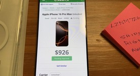 Good
													Apple iPhone 16 Pro Max - Unlocked, Black, 256 GB, A3084, photo 5 of 7