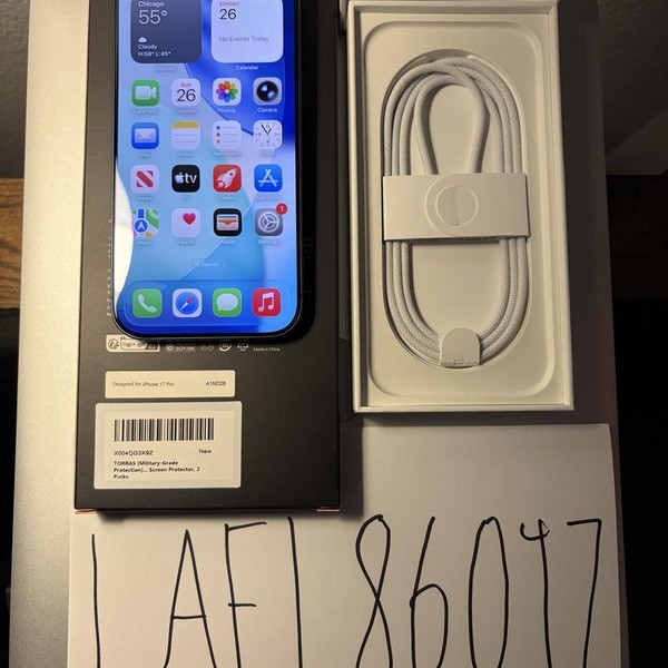 Apple iPhone 17 Pro - Unlocked, 256 GB, Deep Blue, A3256