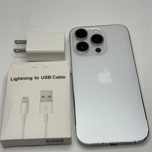 Apple iPhone 14 Pro - Unlocked, 256 GB, Silver, A2650