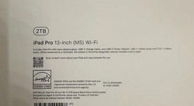 New
													Apple iPad Pro 13" (M5) 2025 - Wi-Fi, Apple M5 10-Core, Space Black, 2 TB, A3360, Nano-texture Glass, photo 3 of 3