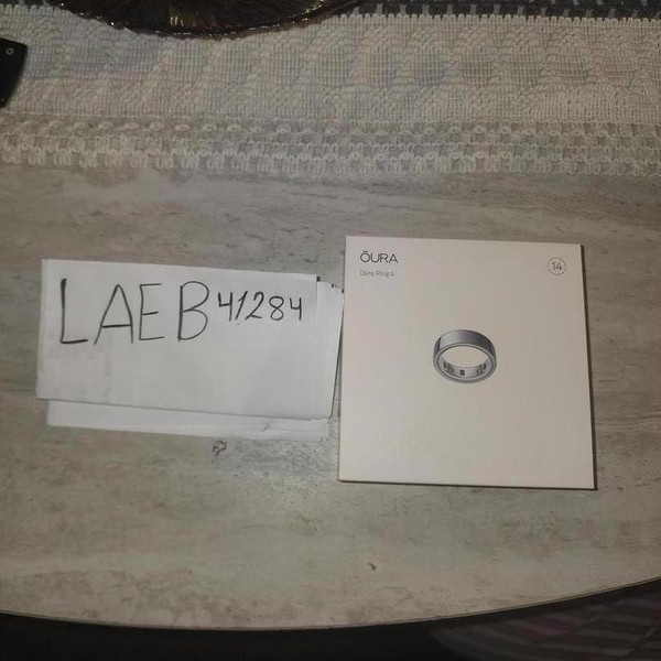 Oura Ring Gen 4 - Brushed Silver, Size 14